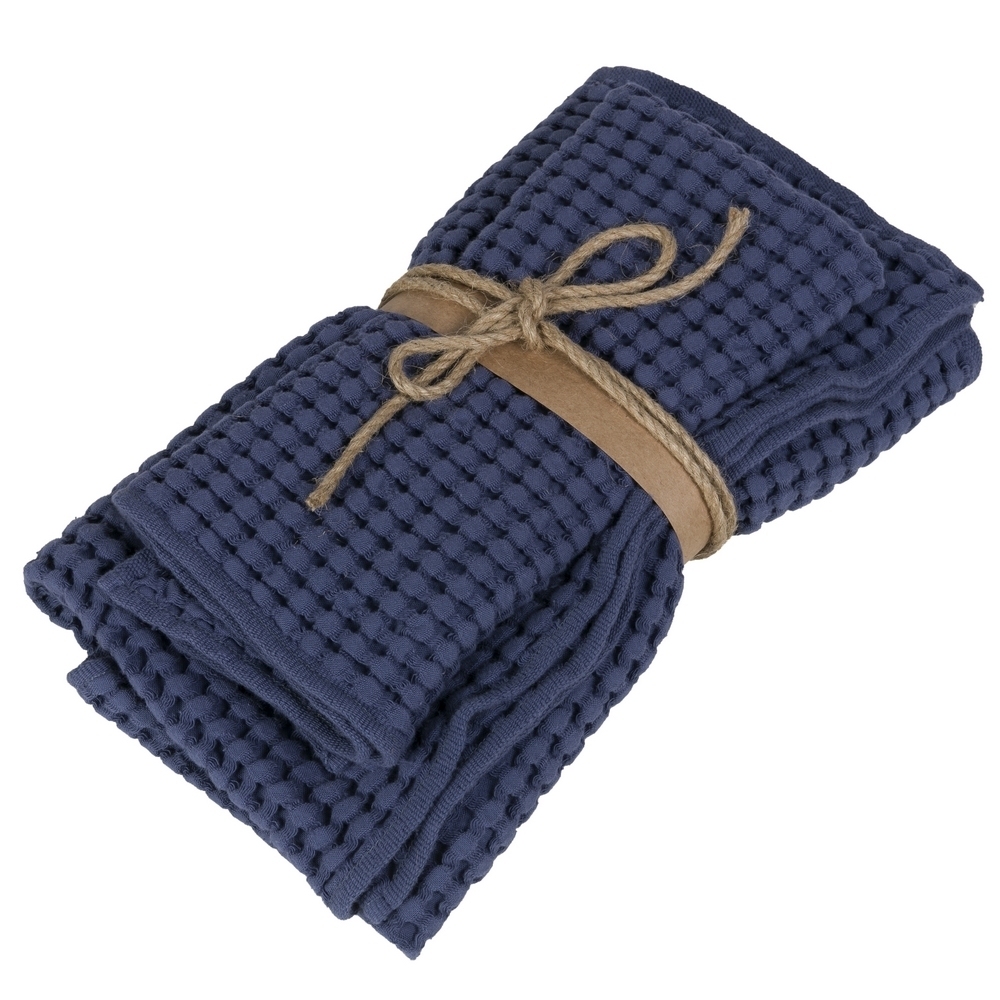 Set of towels Nettare 38X50 + 50X110 blue