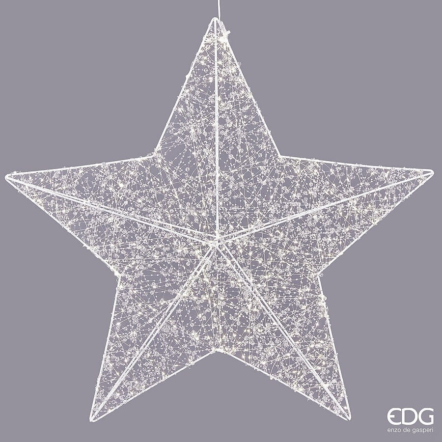 Decorațiune LED Pearls Stella 600MicroLED Natural