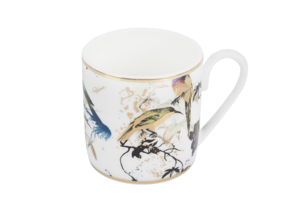 Garden's Birds Set de 6 cești pentru cafea cu farfurii 