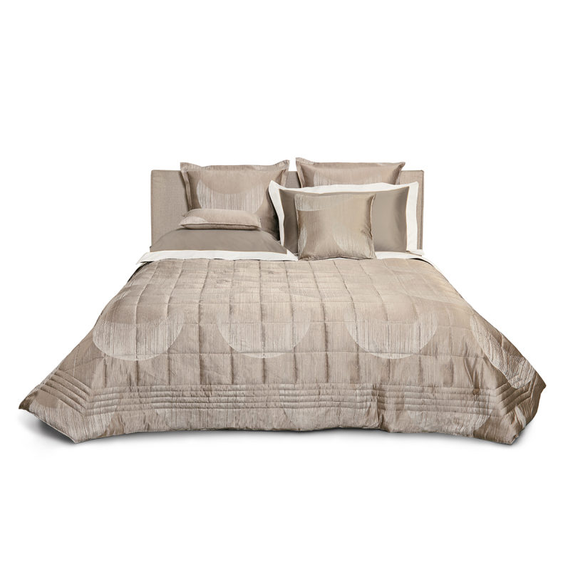Bedspread Piazza 270x270 Tortora
