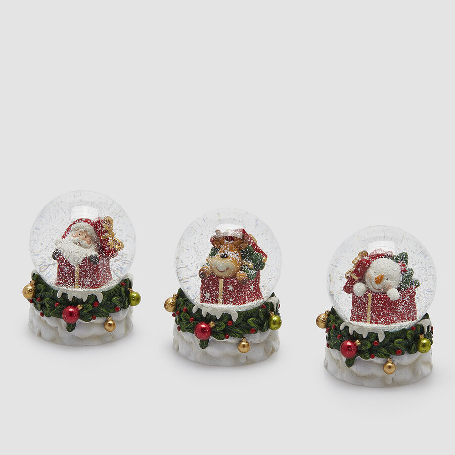 Снежный шар Babbo, Renna, Uomoneve Ghirlanda H9