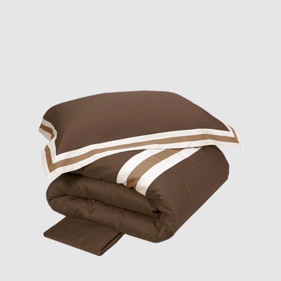 Постельное белье Sentieri 220X200 Corteccia-Tortora