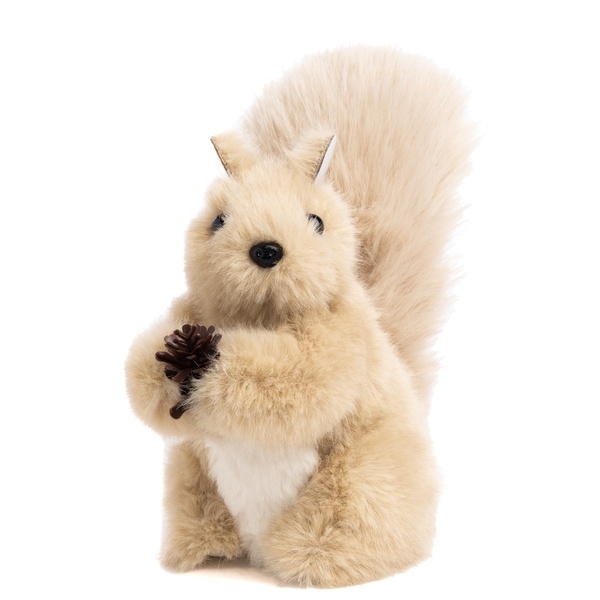 Decorațiune Furry Squirrel with Pinecone H20