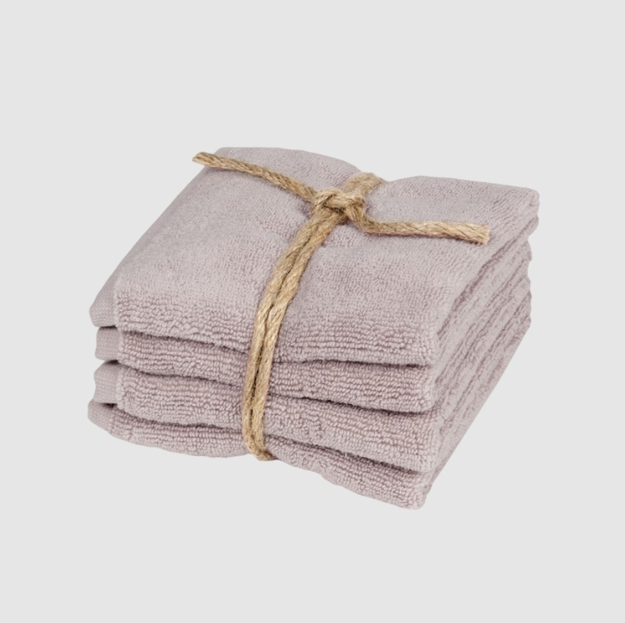 Set of 4 towels Coccola Rosa Boho