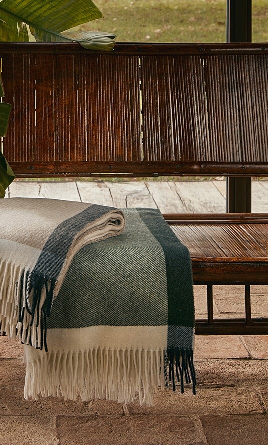 Blanket Cornici 130X170 verde