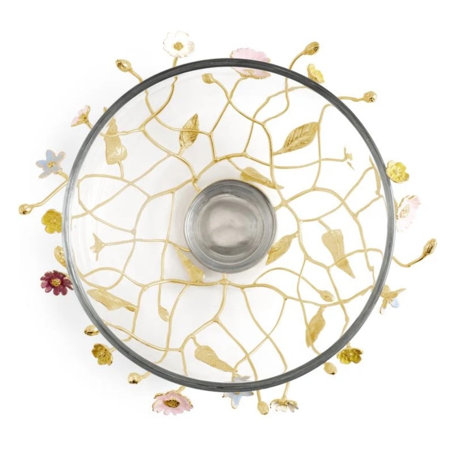 Wildflowers Glass Bowl