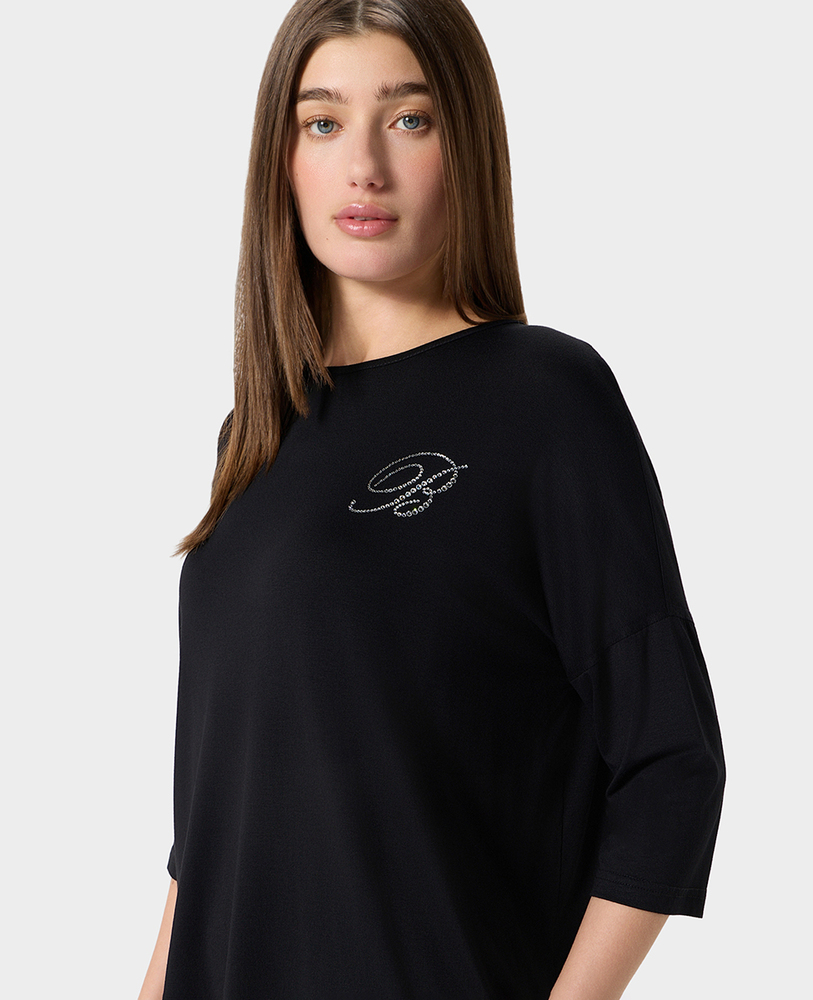 Bluză Ispirazioni Maxi Blouse M/L nero