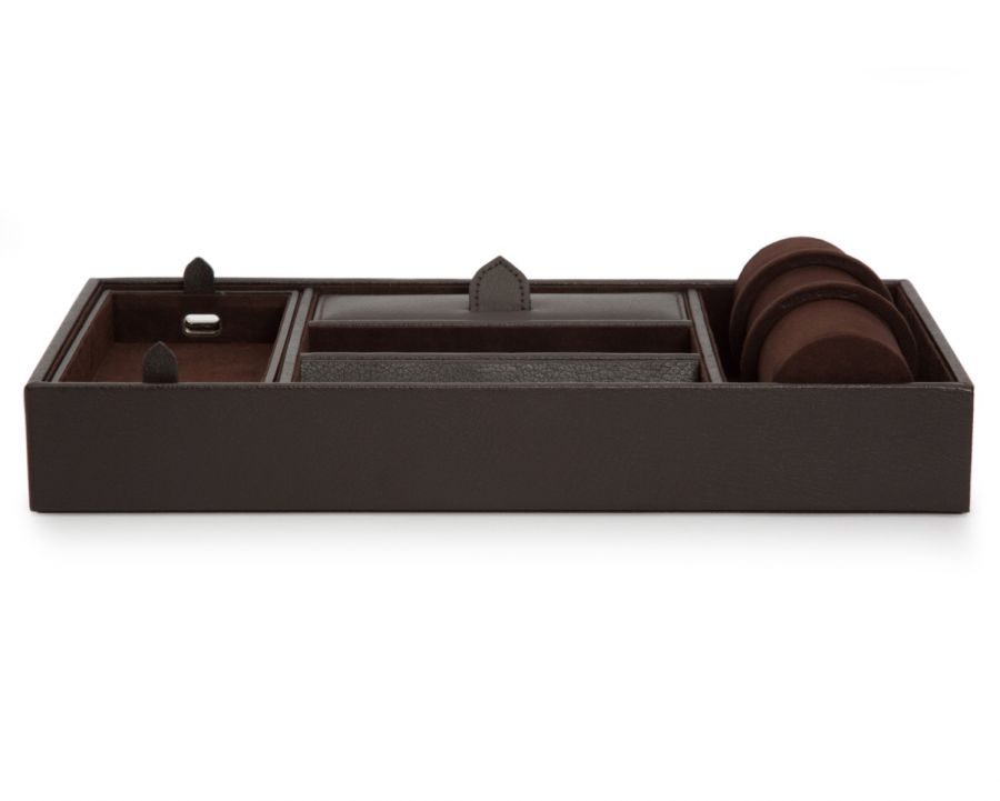 Blake Valet Tray With Cuff brown