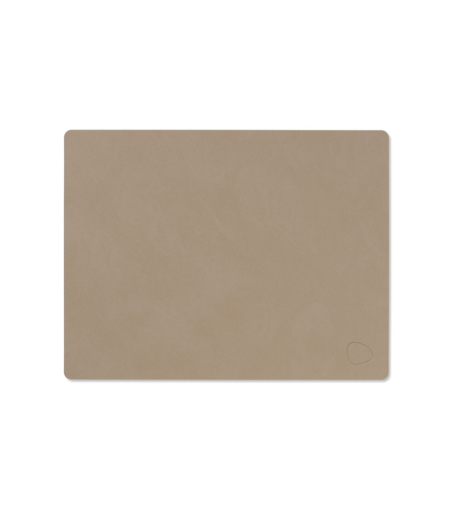 Table Mat Square M Clay Brown