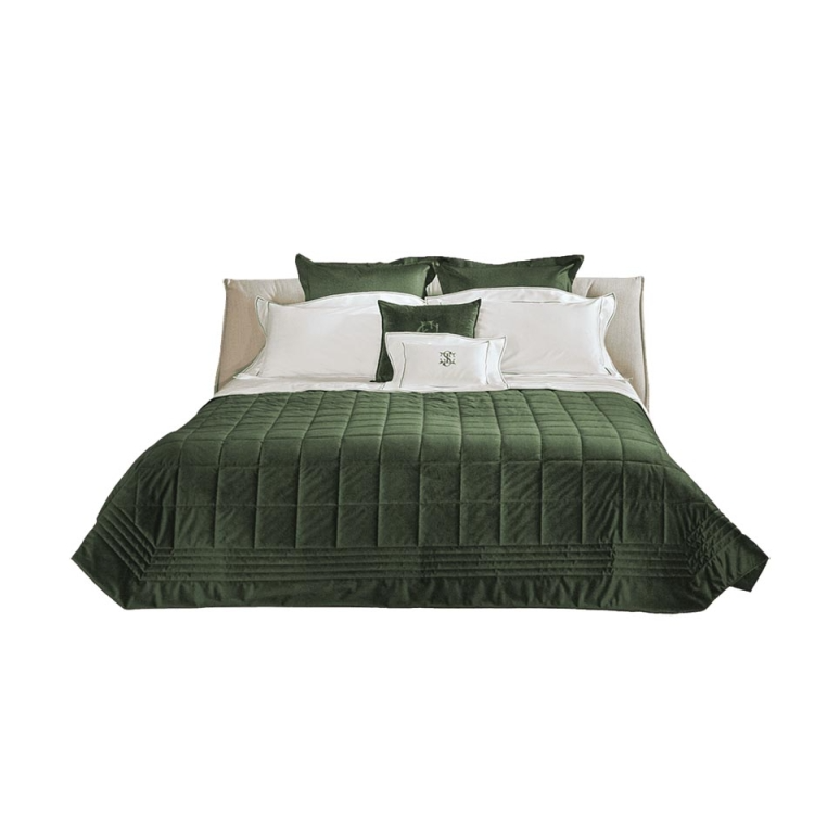 Bedspread Arcimboldi 270X270 verde bosco