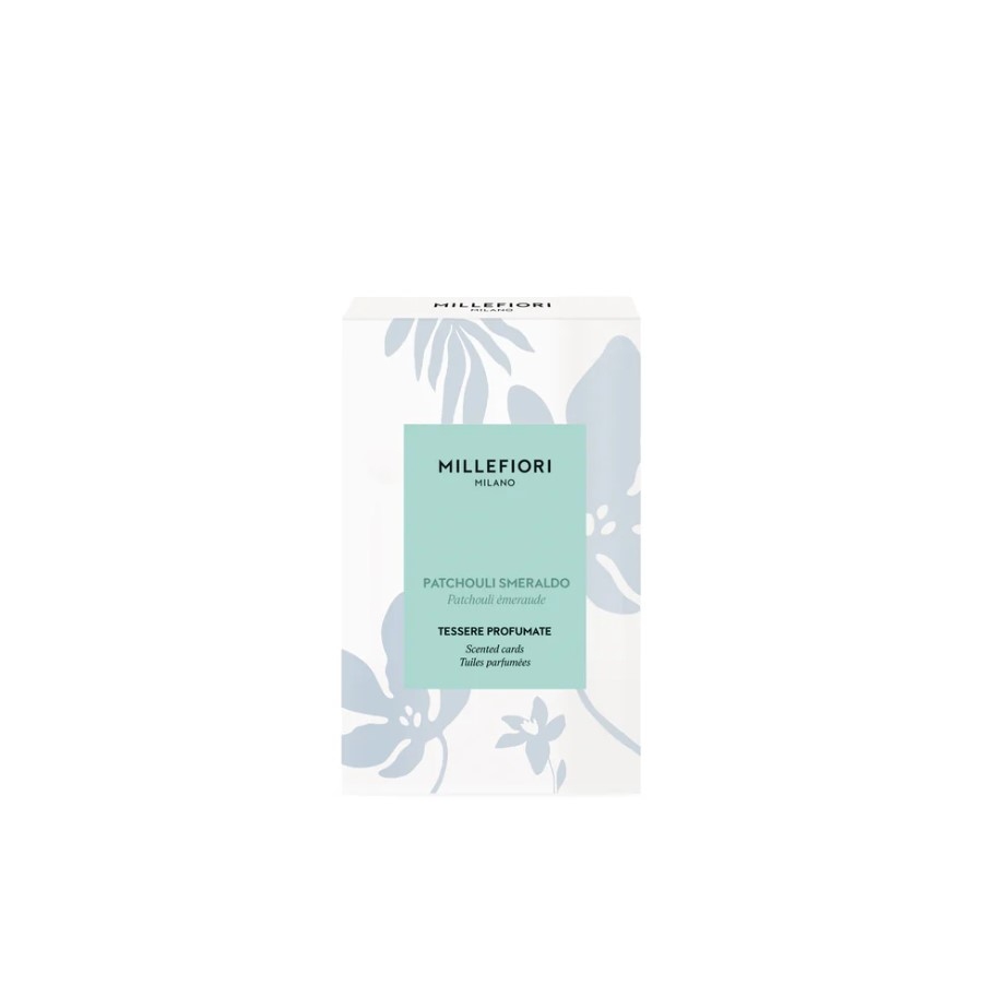 Set de 3 plicuri parfumate pentru garderobă Patchouli Smeraldo