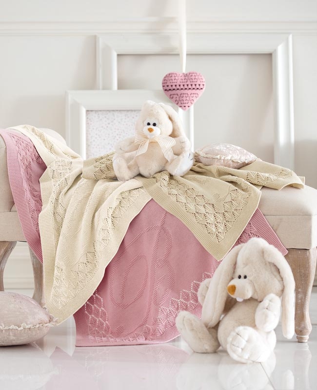 Cradle Baby Giardini Blanket sky blue