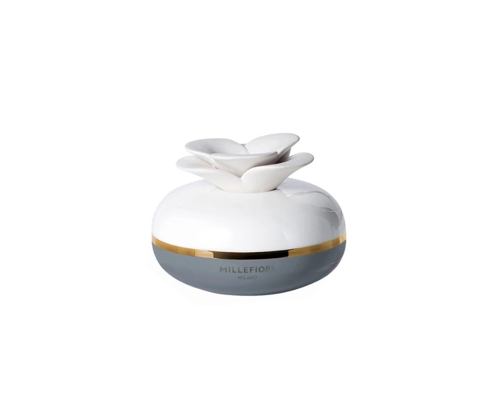 Diffuser with ceramic flower Air Design Grey