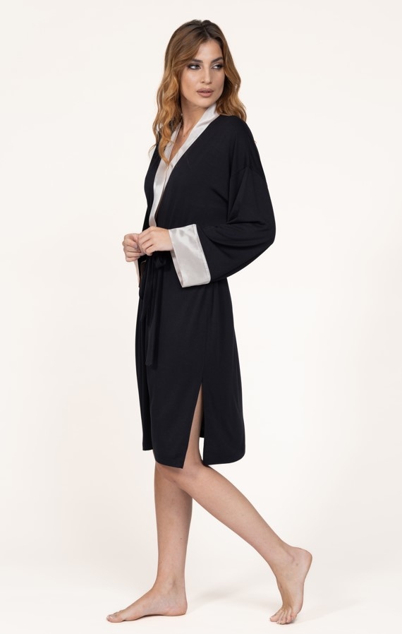 Dressing gown Incanto 48 Nero