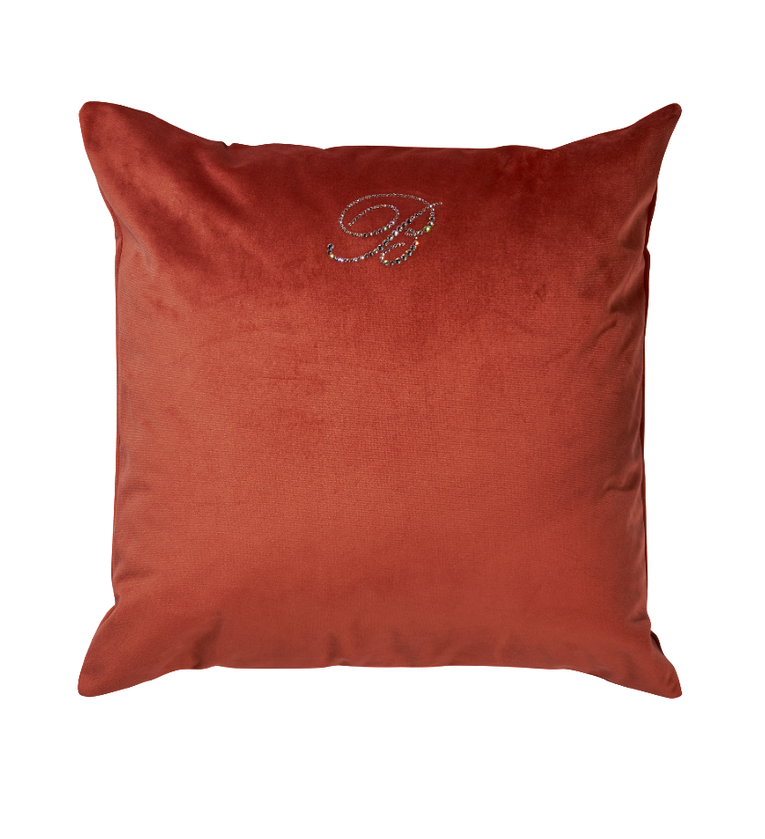 Декоративная подушка Blu Velvet 42X42 персиковая (pesca)
