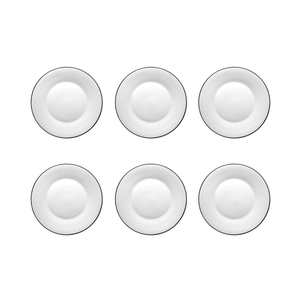 Lizzard Platinum Набор из 6 больших столовых тарелок 