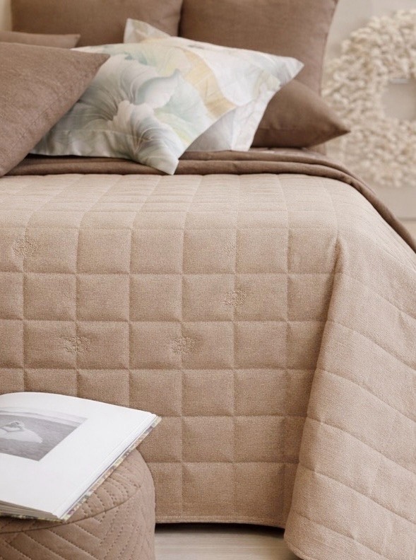 Bedspread Sunday 270X270 beige