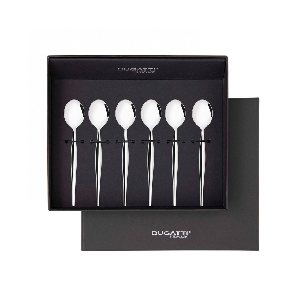 Natura Set of 6 moka spoons in a Gift Box 
