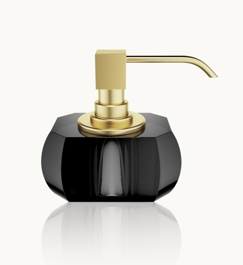 Kristall Дозатор для мыла anthracite/gold matt