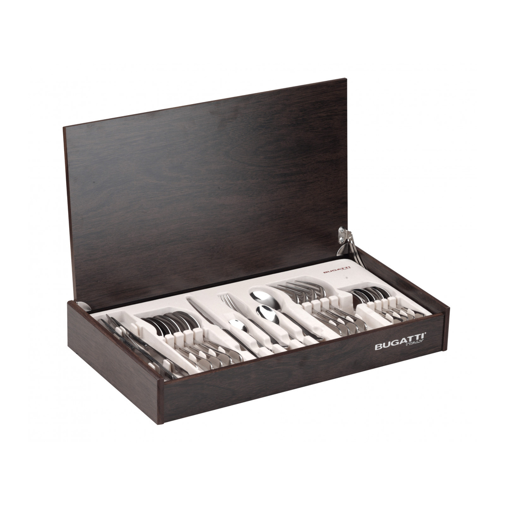 Venezia Set of 24 cutlery in wooden box