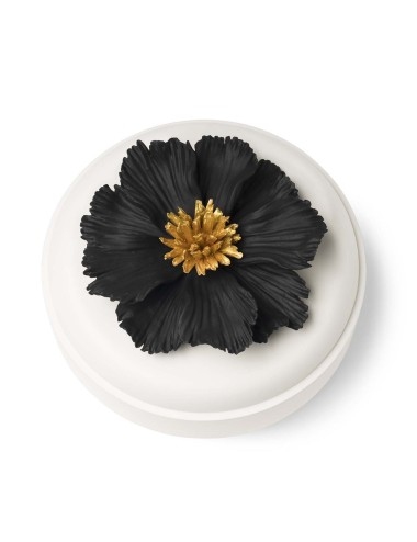 Шкатулка Peony White Black 