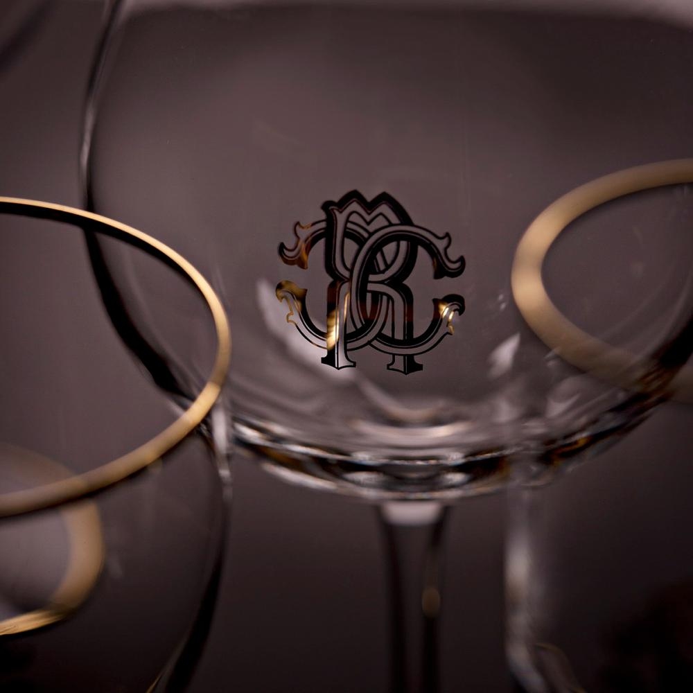 Monogramma Platinum Set of 6 Water Glasses