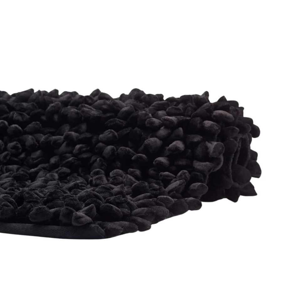 Rocca Bath Mat 60X60 Black