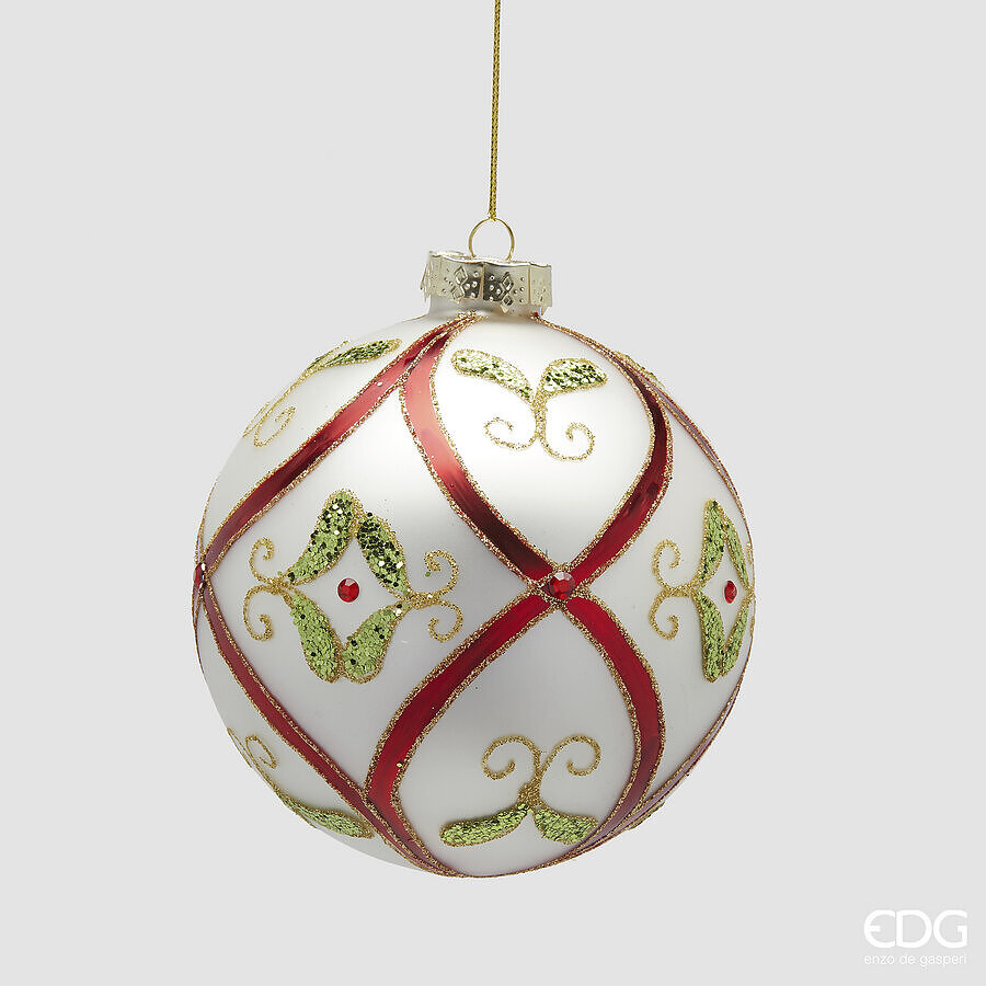 Christmas tree decoration Palla Intreccio D12