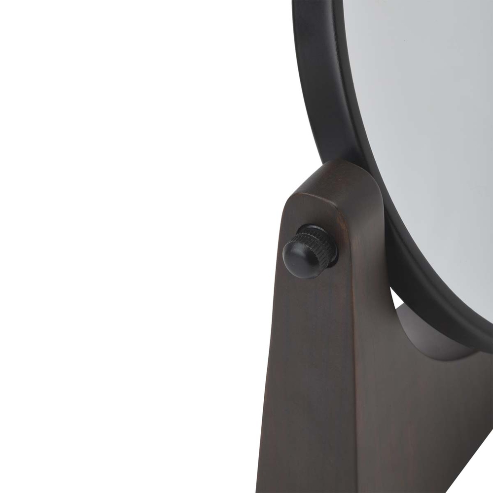 Ebony Double sided make-up mirror