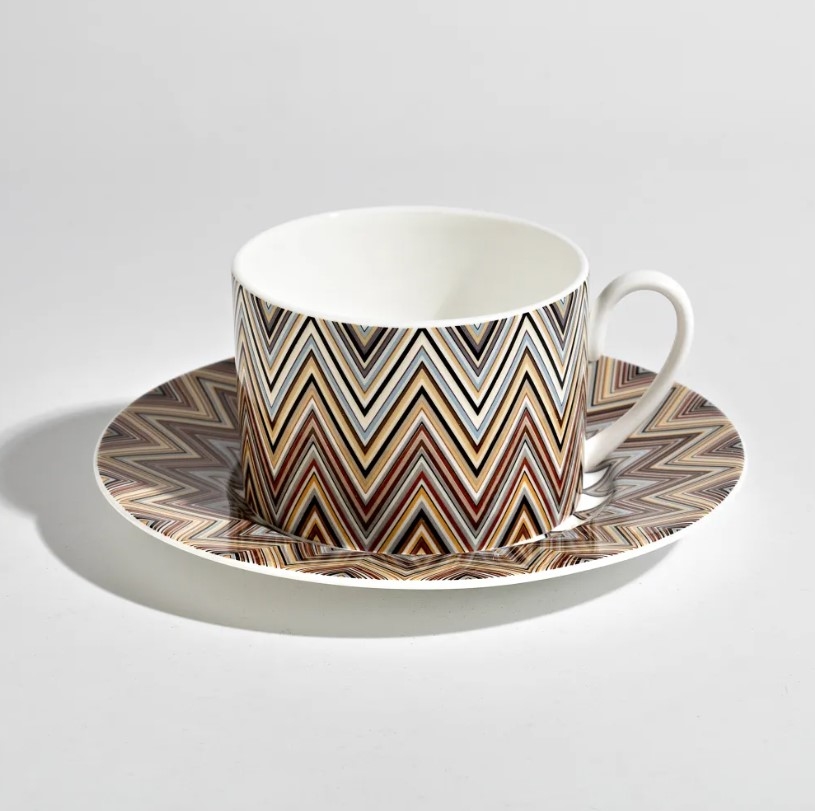 Zig Zag Jarris 148 Set of 2 tea cups and saucers