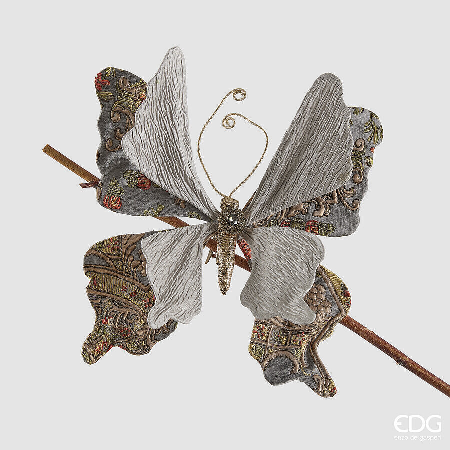 Fluture decorativ cu sistem de prindere Farfalla H27