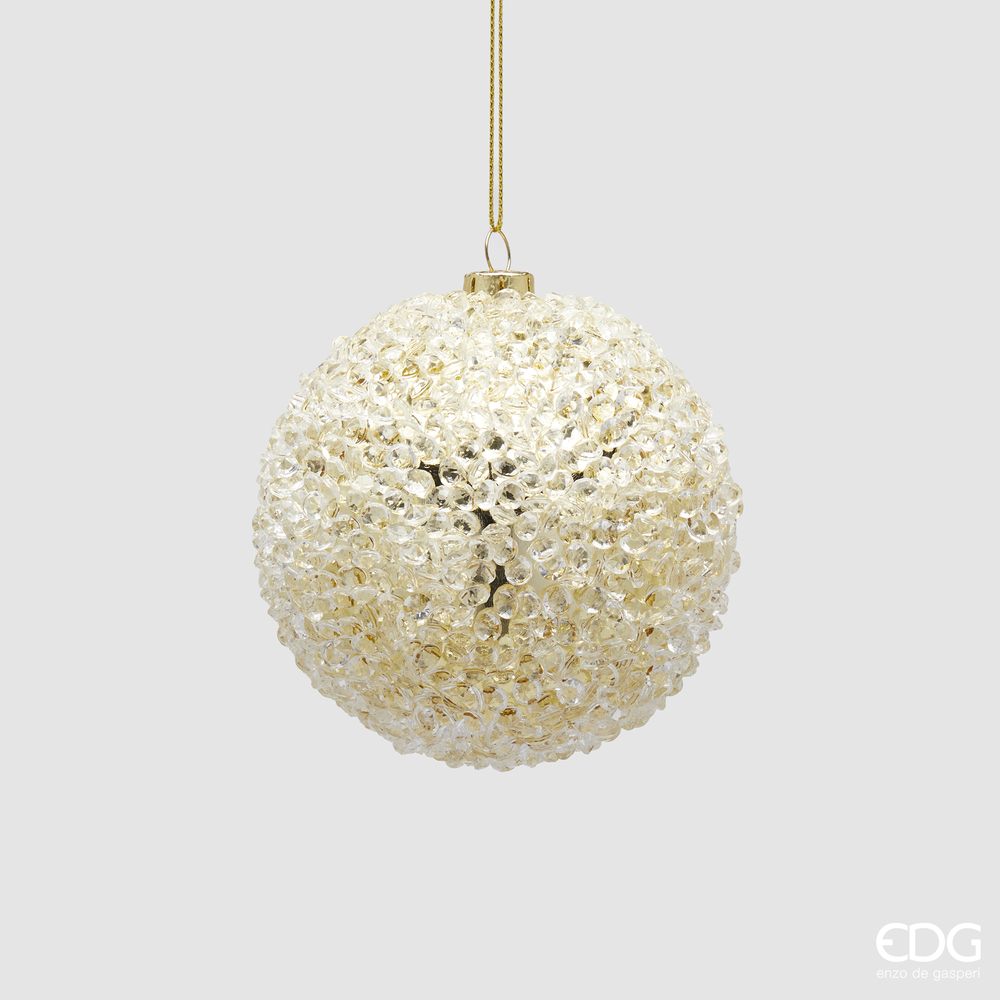 Jucărie brad Palla Diamond D8,5 Light Gold