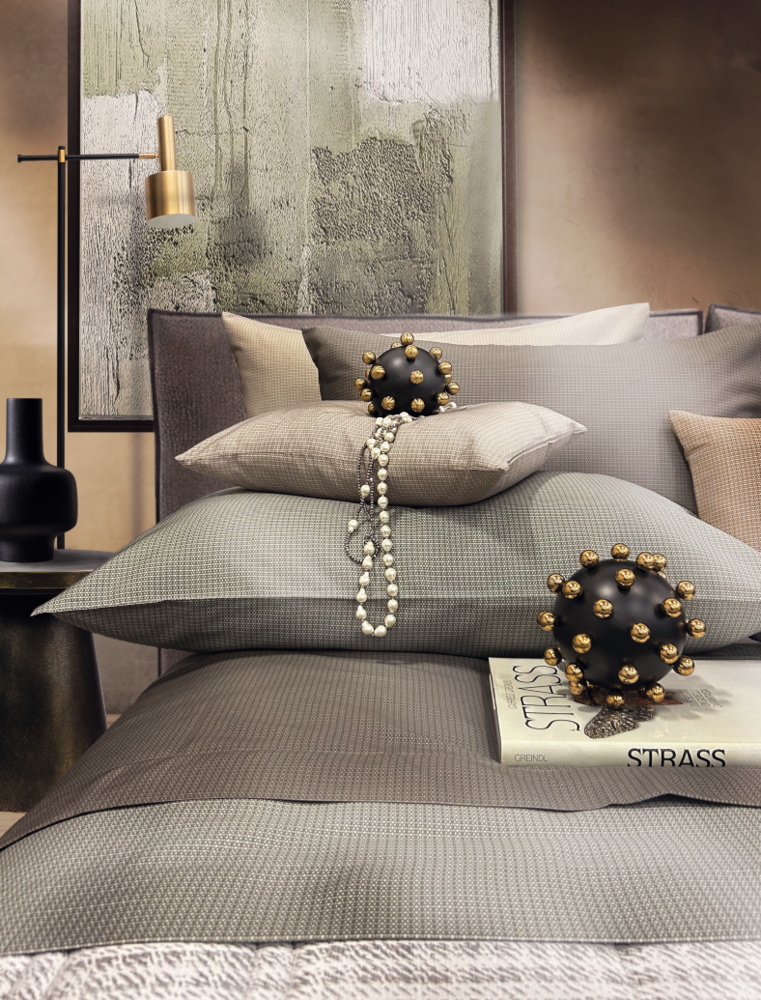 Duvet cover set Tie Your Tie 220X200 mastice