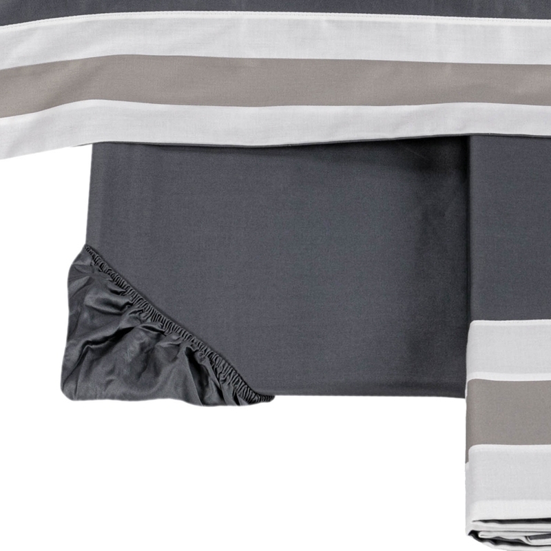 Duvet cover Sentieri 250X200 Grigio-Sasso