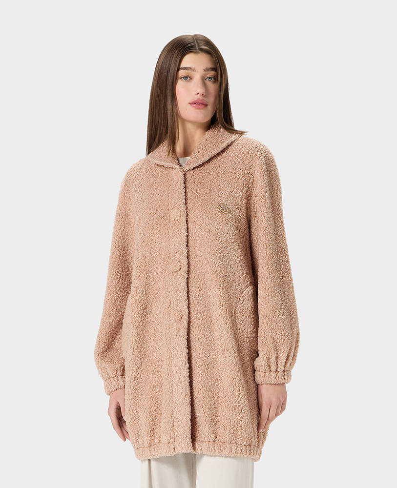 Cardigan Candore 46 nocciola