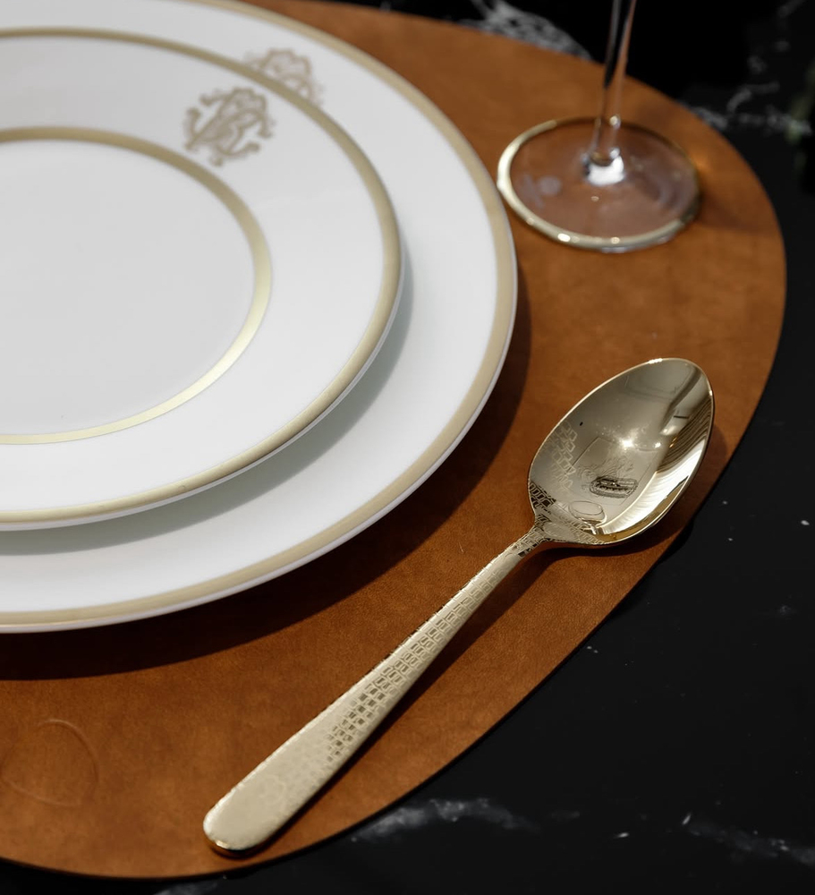 Lizzard Gold Set de 6 linguri pentru masă 