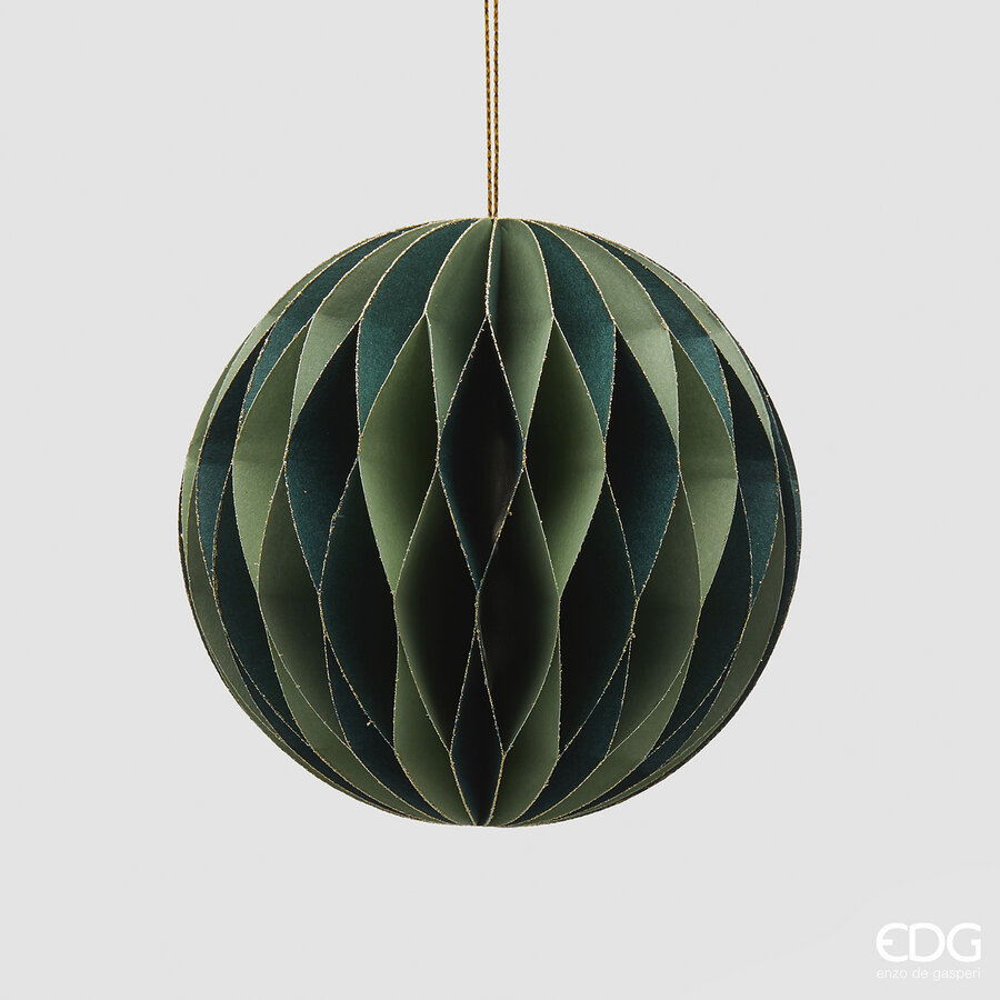 Jucărie brad Palla Origami D10 Green Mix