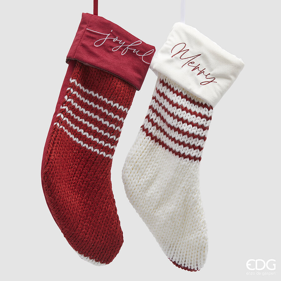 Рождественский носок для подарков Calza