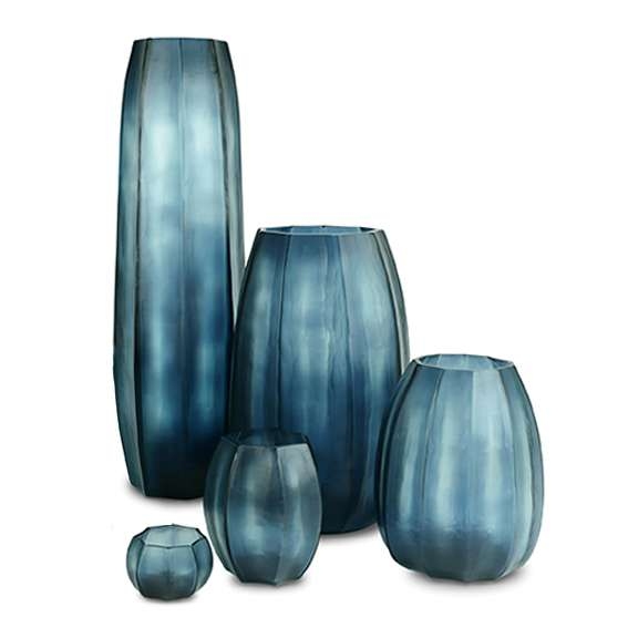 Vază Koonam Ocean Blue/Indigo
