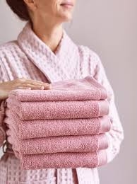 Halat de baie Viggo L roz pudră