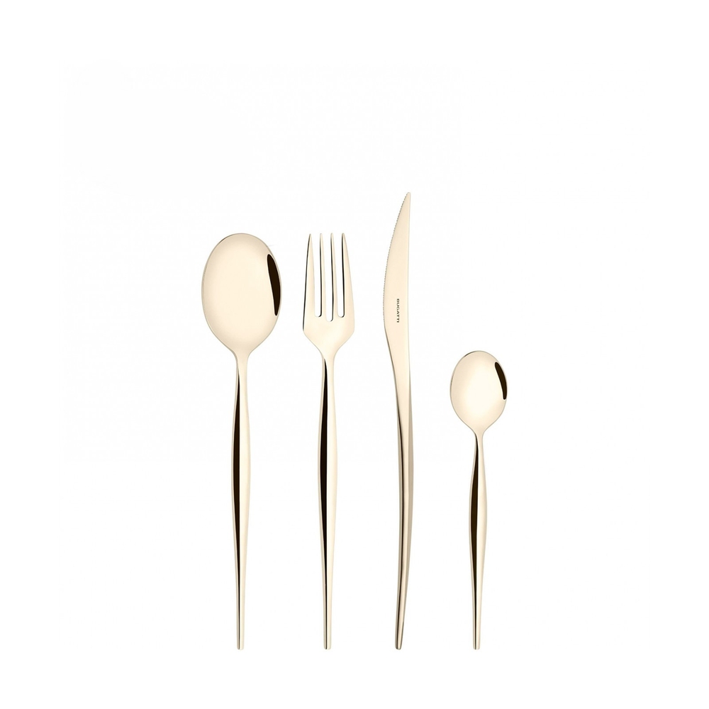 Natura Champagne Set of 24 cutlery in Lux box