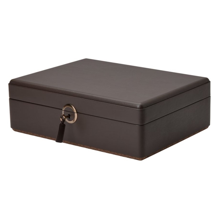 Cutie pentru bijuterii cu suport pentru ceas Earth Coffee