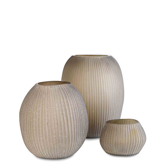 Vase Nagaa L smokegrey