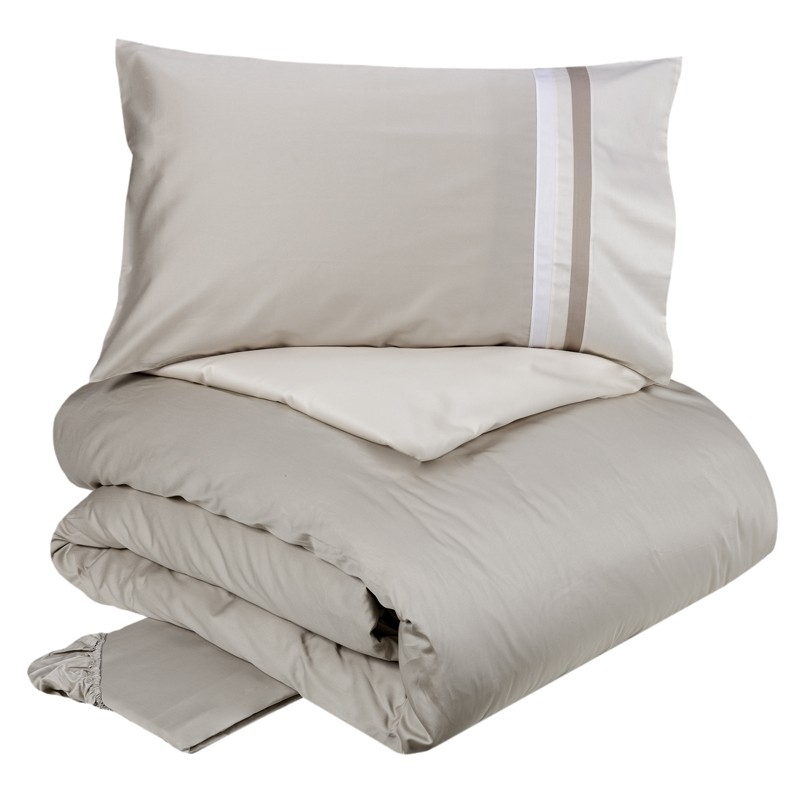 Постельное белье Kubric 250X200 Grigio+Avorio