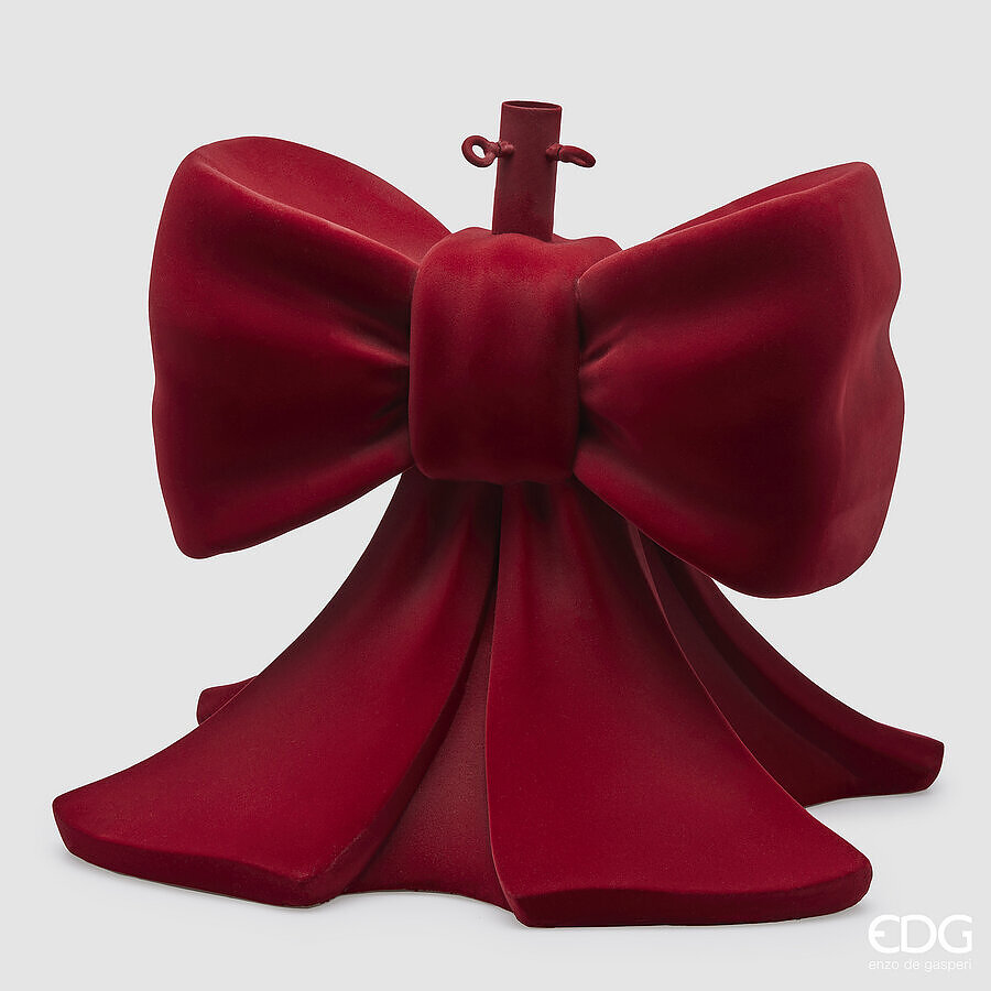 Christmas Tree Stand Fiocco Velluto H57 Burgundy