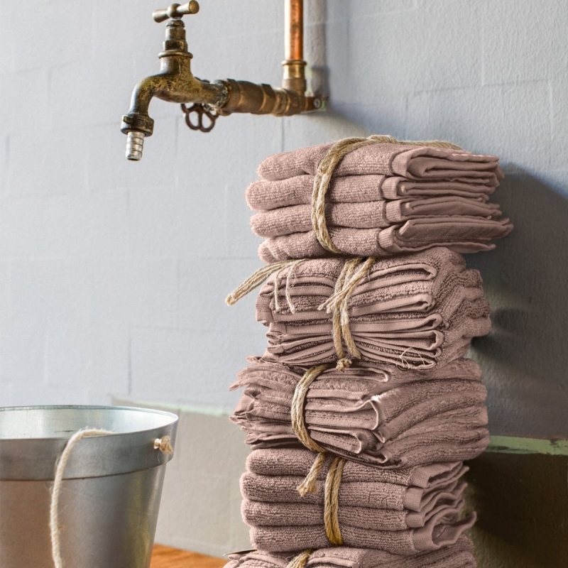 Set of 4 towels Coccola Rosa Boho