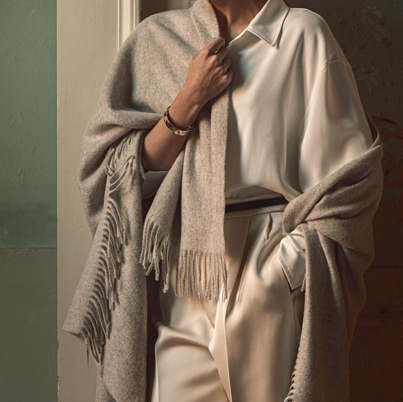 Pătură Cuzco 130X170 Grigio