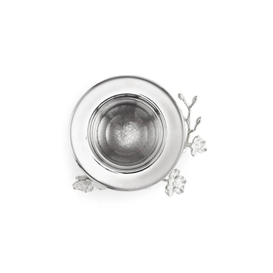 Orchid Silver Bol pentru caviar cu linguriță