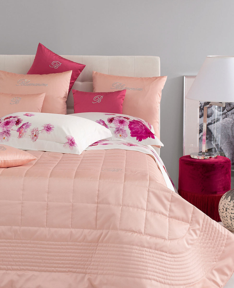 Bedspread Note Blu 270X270 Dove Grey