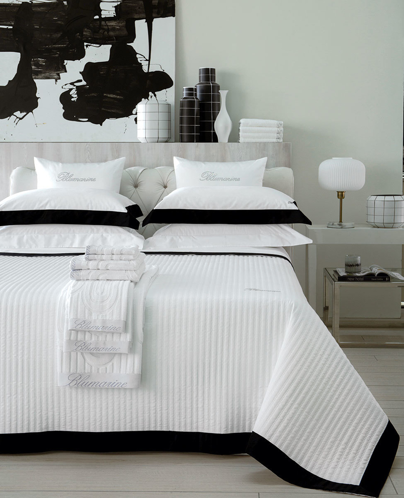 Bedspread Grand Hotel 270X270 black/white